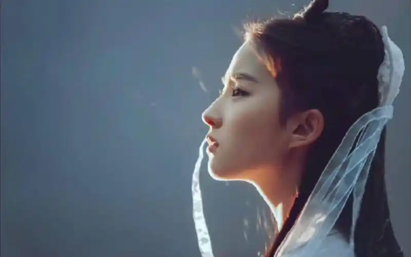 天龙八部刘亦菲小龙女壁纸4k修复 快来截图选老婆!