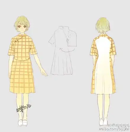 中国风校服,汉服素材