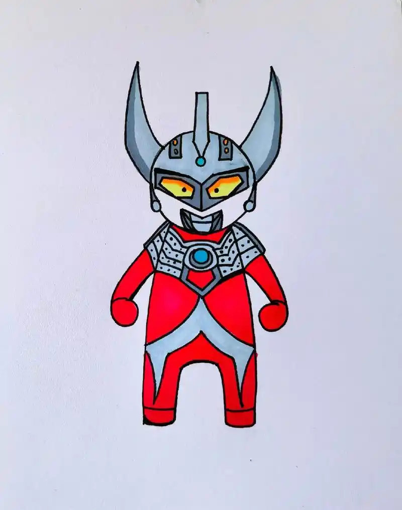 奥特曼泰罗奥特曼简笔画 - 抖音