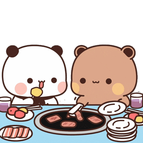 熊猫一二表情包袋鼠摇