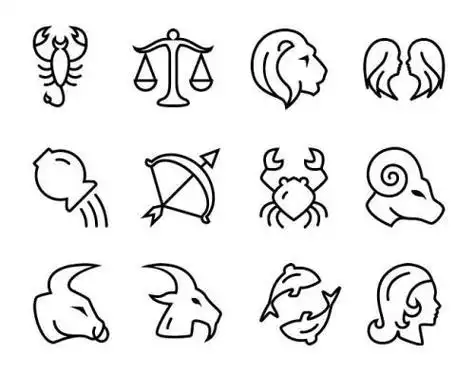 十二星座可爱的简笔画