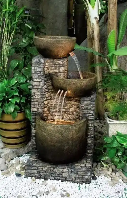 [分享]50款·精致的庭院小水景