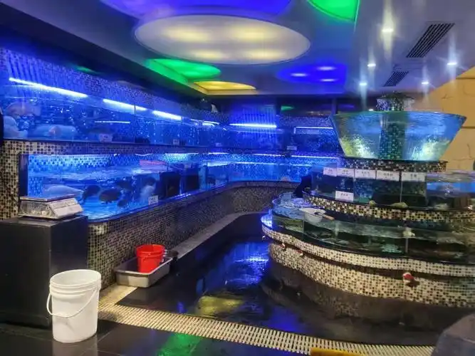 酒楼海鲜池施工完成