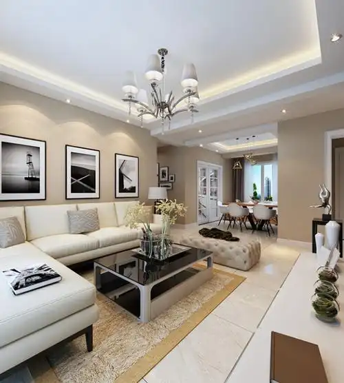 瑞地祥和府现代简约三室二厅装修效果图