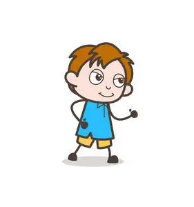 可爱微笑的小孩图片