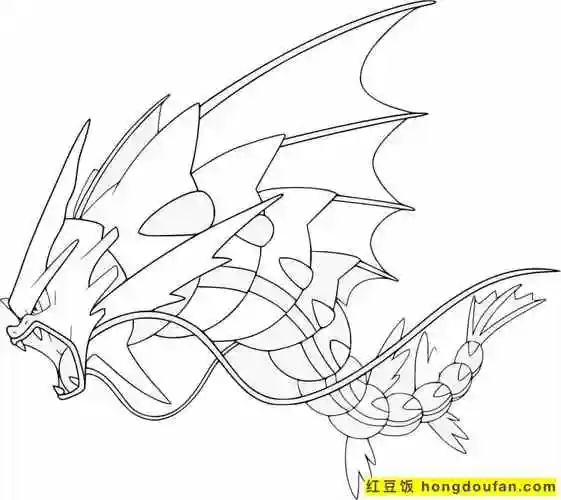 宝贝超梦比卡丘最强宠物精灵涂色图片大全 | 红豆饭小学生简笔画大全