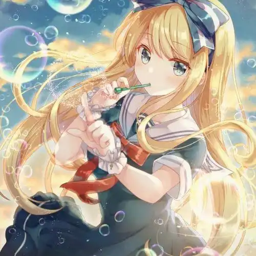 青春校园风女生头像动漫高清图片