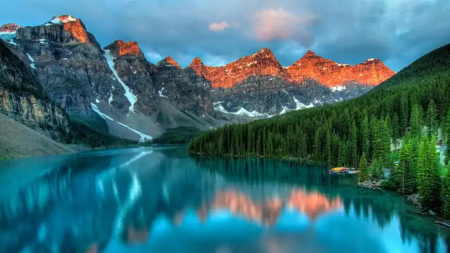 2021冰碛湖唯美风景高清桌面壁纸图片大全