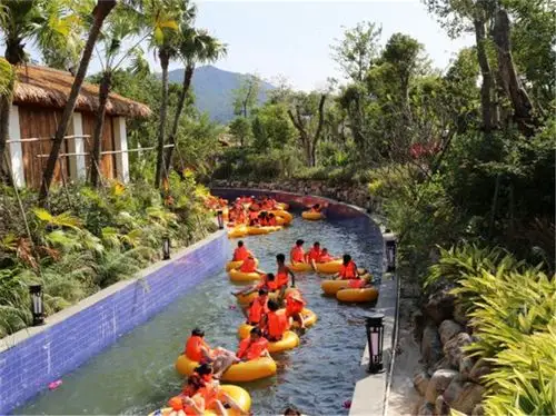 汕尾海丰水底山温泉山庄2天1晚自驾套餐含双人中西式自助早餐双人无限