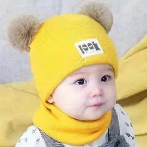 3四5六6七7八8九912个月男婴儿秋冬帽子0-1岁半2岁女宝宝冬装韩版