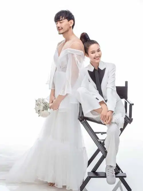 创意婚纱照系列反串拍摄