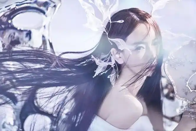 戚薇最新大片96!珍珠人鱼妆77黑长直,姐姐好美!