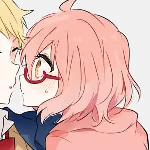 栗山未来# #境界的彼方# 女生 情头 清新 动漫 头像 朴素 简单 没有