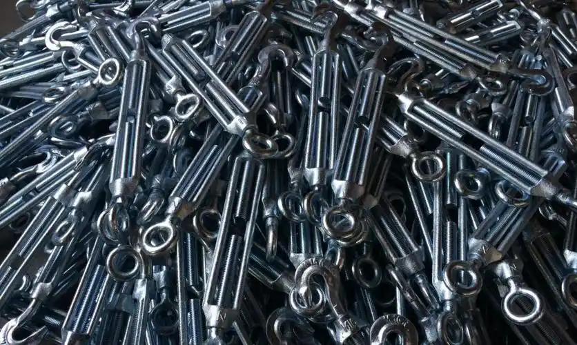 花篮螺丝 钢丝绳绳索拉紧紧线器开体花兰螺栓镀锌花篮螺栓 m30【图片