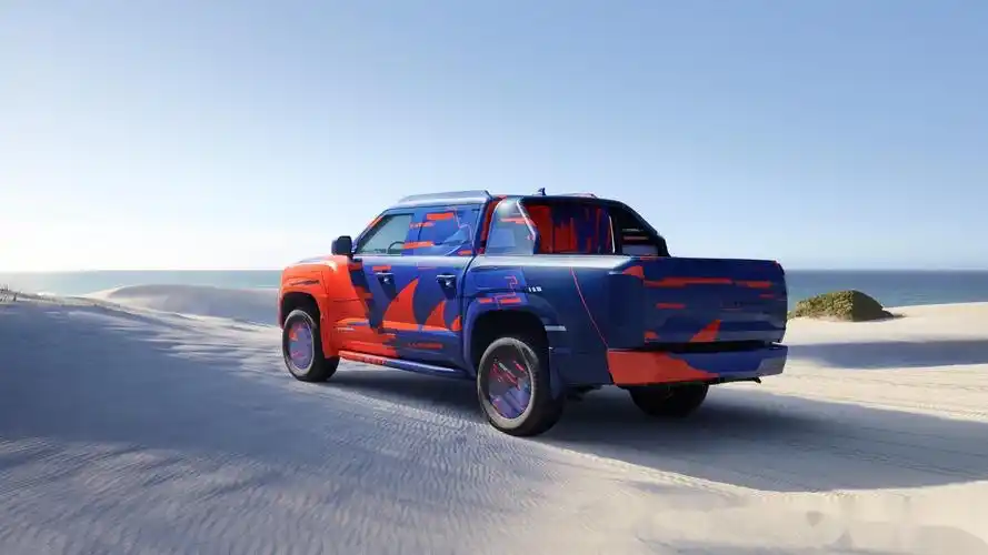 比亚迪的新能源皮卡来了这次的宣传图高端大气上档次了一些