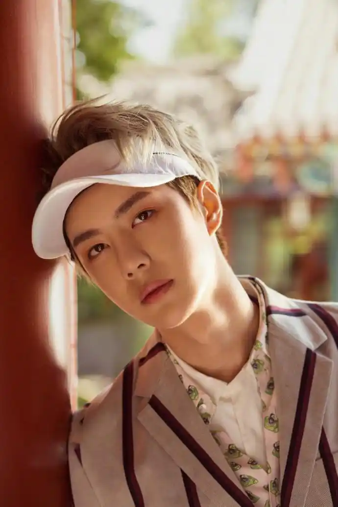 王一博红墙灰瓦老北京街拍写真图片