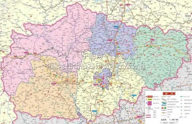 晋城市全貌地图