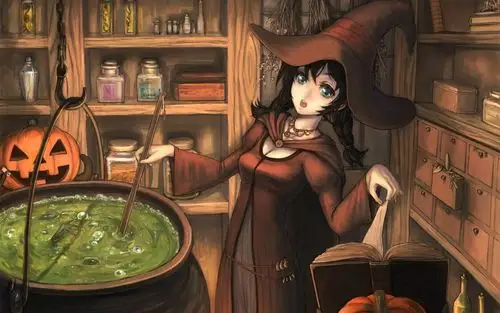 万圣节女巫壁纸-女巫图片壁纸大全