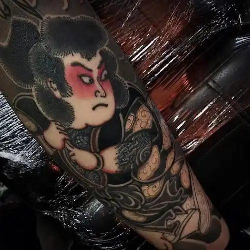 q版云龙九郎日式传统纹身73