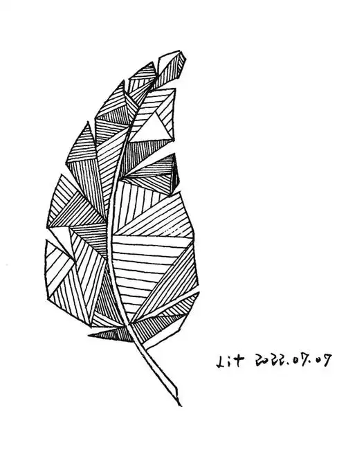 画画的日常  #控笔练习打卡  #控笔训练  #黑白线描画  #控笔