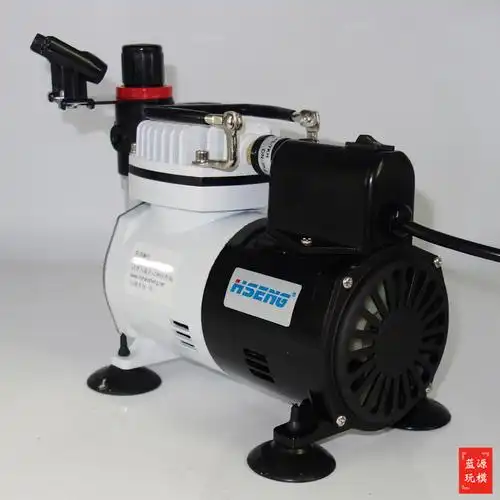 气泵喷笔套装 手办高达坦克模型上色工具喷泵 浩盛af18-2喷漆气泵