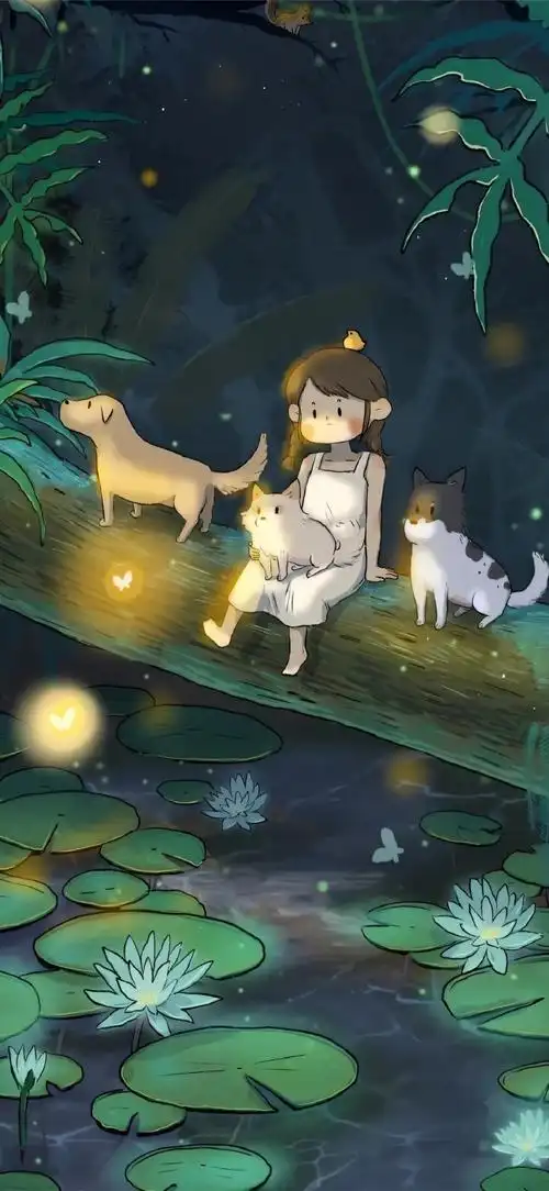 你的壁纸该换了##清新可爱##手绘##插画##可爱卡通