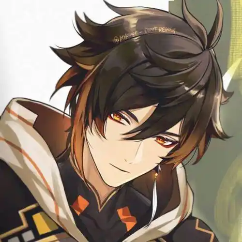 原神:钟离 头像:有时生活给你苦难,是在铺垫浪漫_壁纸_动漫_公众