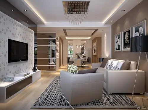 80平米新中式二室一厅装修效果图