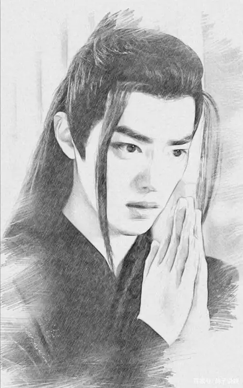 肖战素描彩铅画来袭!