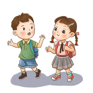 卡通人物男孩儿童幼儿小学生插画手绘柠檬忍者卡通人物表情包手绘可爱