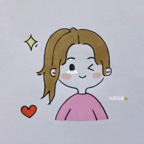 女生简笔画教程