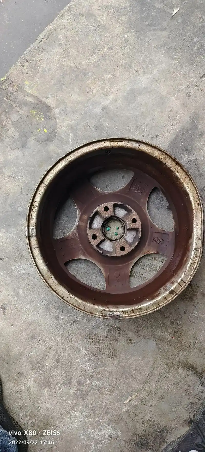 标志208钢圈变形修复.#原创作品 #撸轮毂日常 #轮毂改装 - 抖音