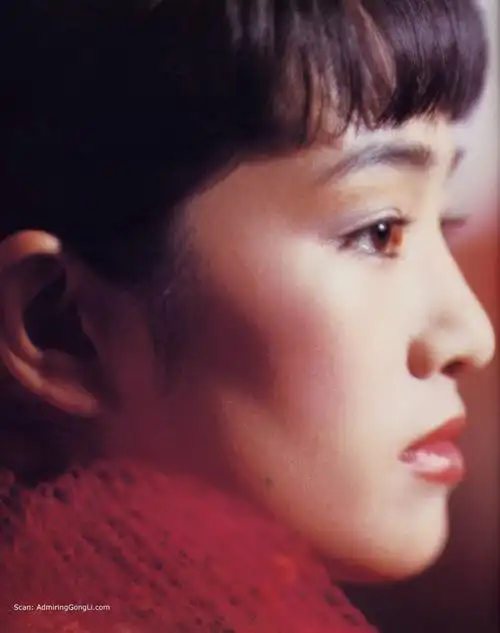 图文:巩俐旧日激情写真-侧脸惊艳