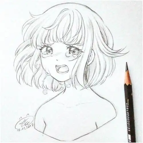 自己已经亲身画过黑白动漫线稿临摹适合新手临摹的动漫人物铅笔稿超