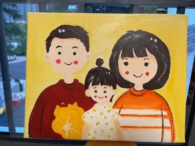 一家三口整整齐齐70