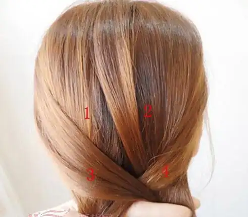 鱼骨辫的编法图解视频,鱼骨辫的编法图解慢动作 - 网络编辑之家