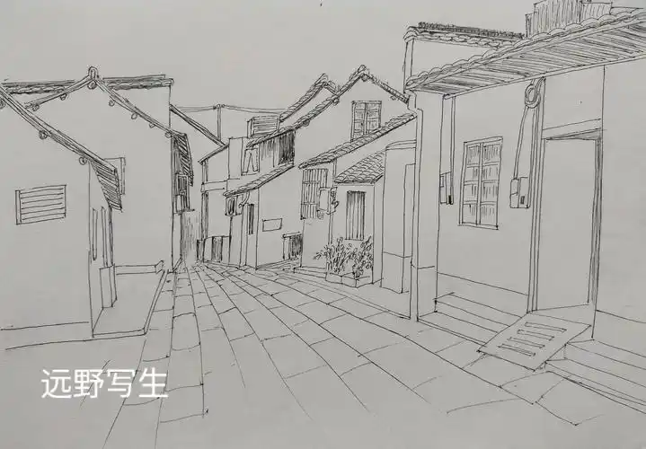 画说上海～古镇系列写生