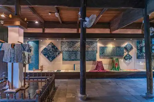 中国浙江嘉兴乌镇东栅宏源泰染坊景点