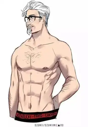 肯德基爷爷帅成吴秀波大秀人鱼线,麦当劳叔叔还教你撩妹?