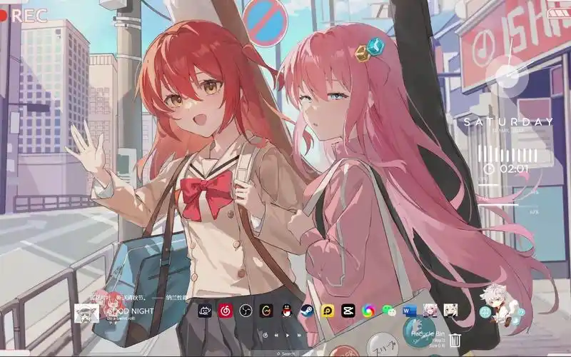 【4k】高质量二次元动态壁纸推荐 #91 丨 4k 60fps 动漫 游戏 【wall