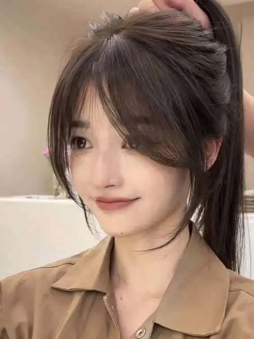 八字刘海这样的法式刘海你爱了吗法式八字刘海减龄瘦脸又超有气质刘海