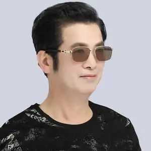 男士水晶平光眼镜图片