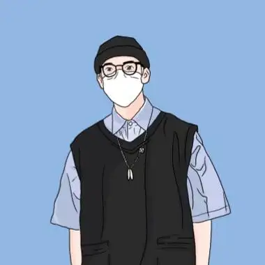 手绘风男生头像