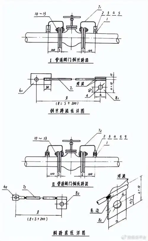 金属法兰采用金属螺栓或卡子相紧固时,一般情况可不必另装静电连接线