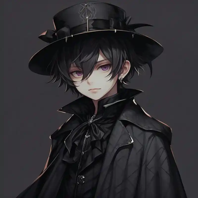 94黑暗系冷血哥特风头像09 探索黑暗与神秘的交融,在这些冷血哥特