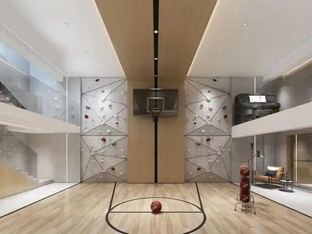 地下室篮球场&攀岩示意地下室图书馆示意在南湖天著的思考中,"房子,是