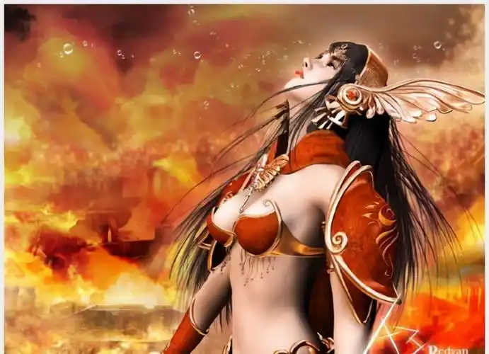 《天堂2》人物角色3d的造型很唯美,不管是在壁纸还是在游戏中古老的