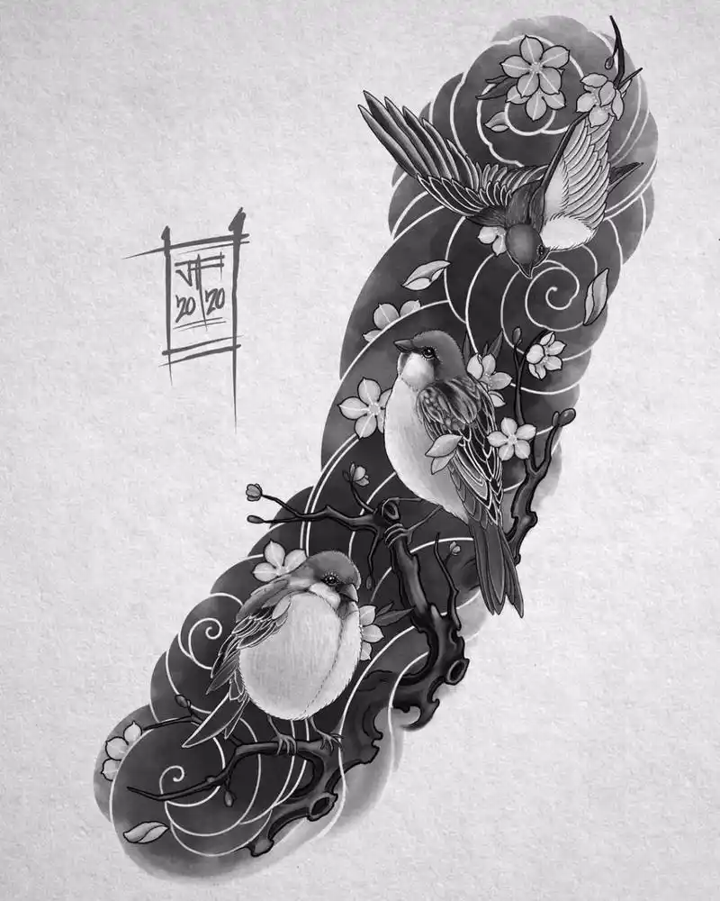 最新出炉花臂纹身手稿推荐 每天更新不一样的精品纹身手稿,有想看什么