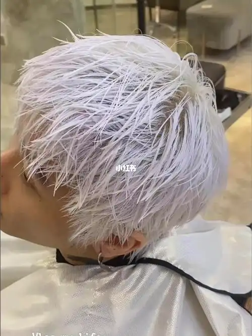 白色头发发型 | 秋季超显气质发型get√_发型_显气质_秋天去哪玩_染发