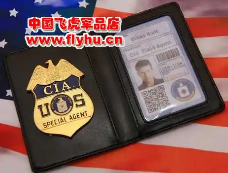 美国中央情报局 美国中情局 cia 金属 徽章 证件夹 卡包驾驶证